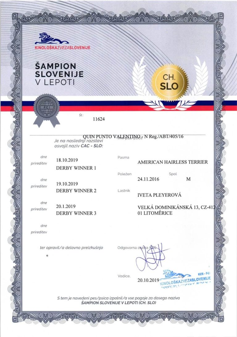 Slovinský Šampion