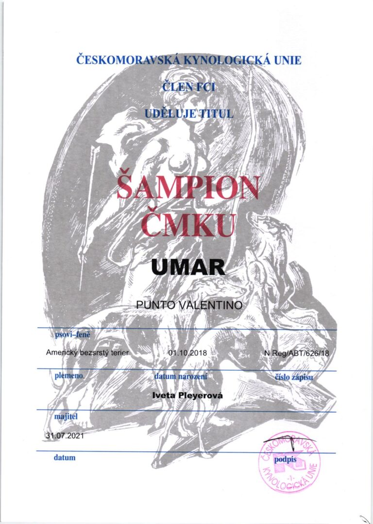 Umar Šampion ČMKÚ